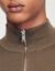 Wollpullover mit Reißverschlusskragen