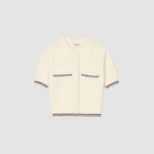 Cardigan mit kurzen Ärmeln