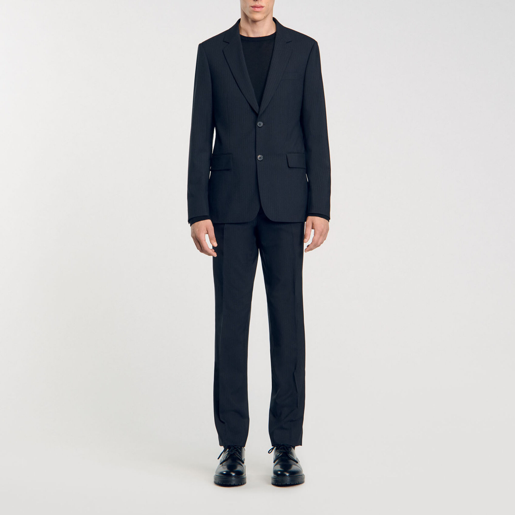 Gestreiftes Anzugsakko