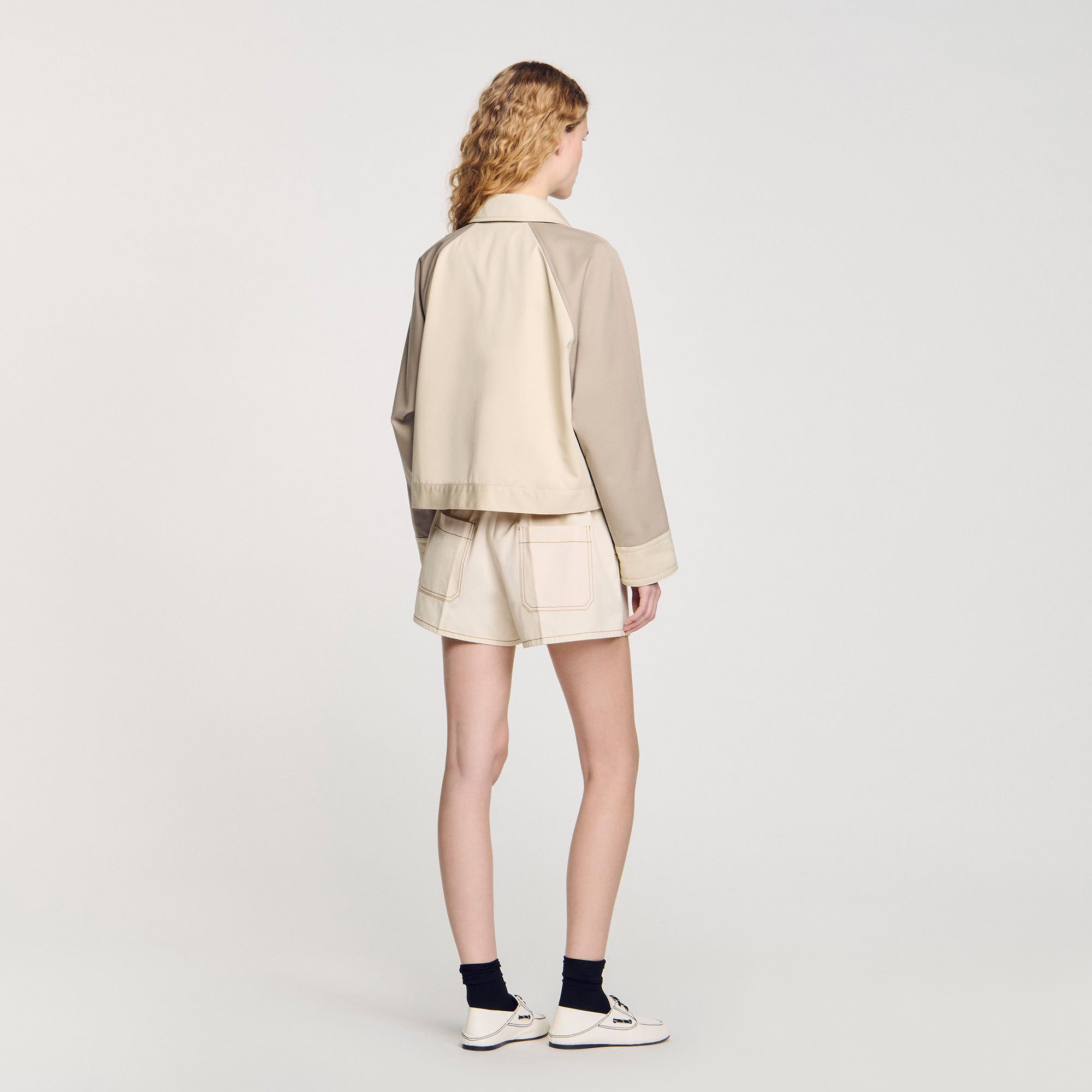 Zweifarbiger Blouson