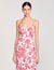 Langes Kleid mit Blumenprint