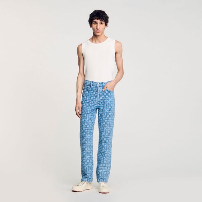 Regular-Jeans mit „Square Cross“