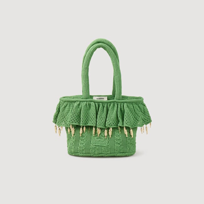 Häkeltasche mit Quasten
