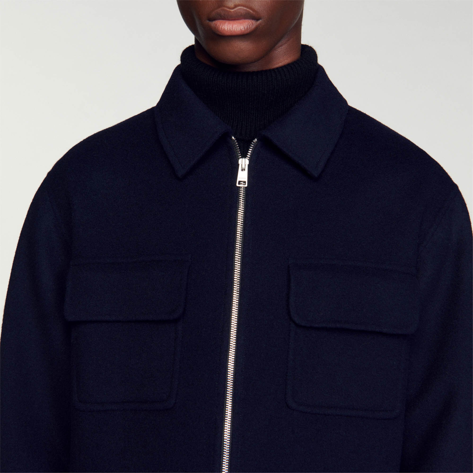 Blouson aus Wolle