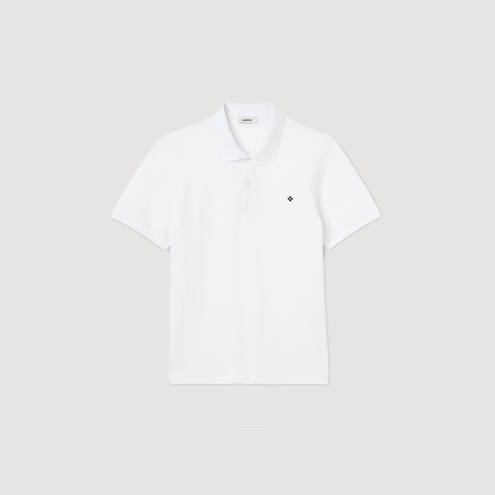 Polo mit Square-Cross-Aufnäher