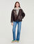 Oversize-Lederjacke