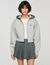 Sweatshirt-Blouson mit Kapuze
