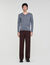 V-Ausschnittpullover aus Wolle