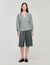 Strickpullover mit offenem Polokragen