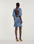 Kurzes Kleid mit Blumenprint