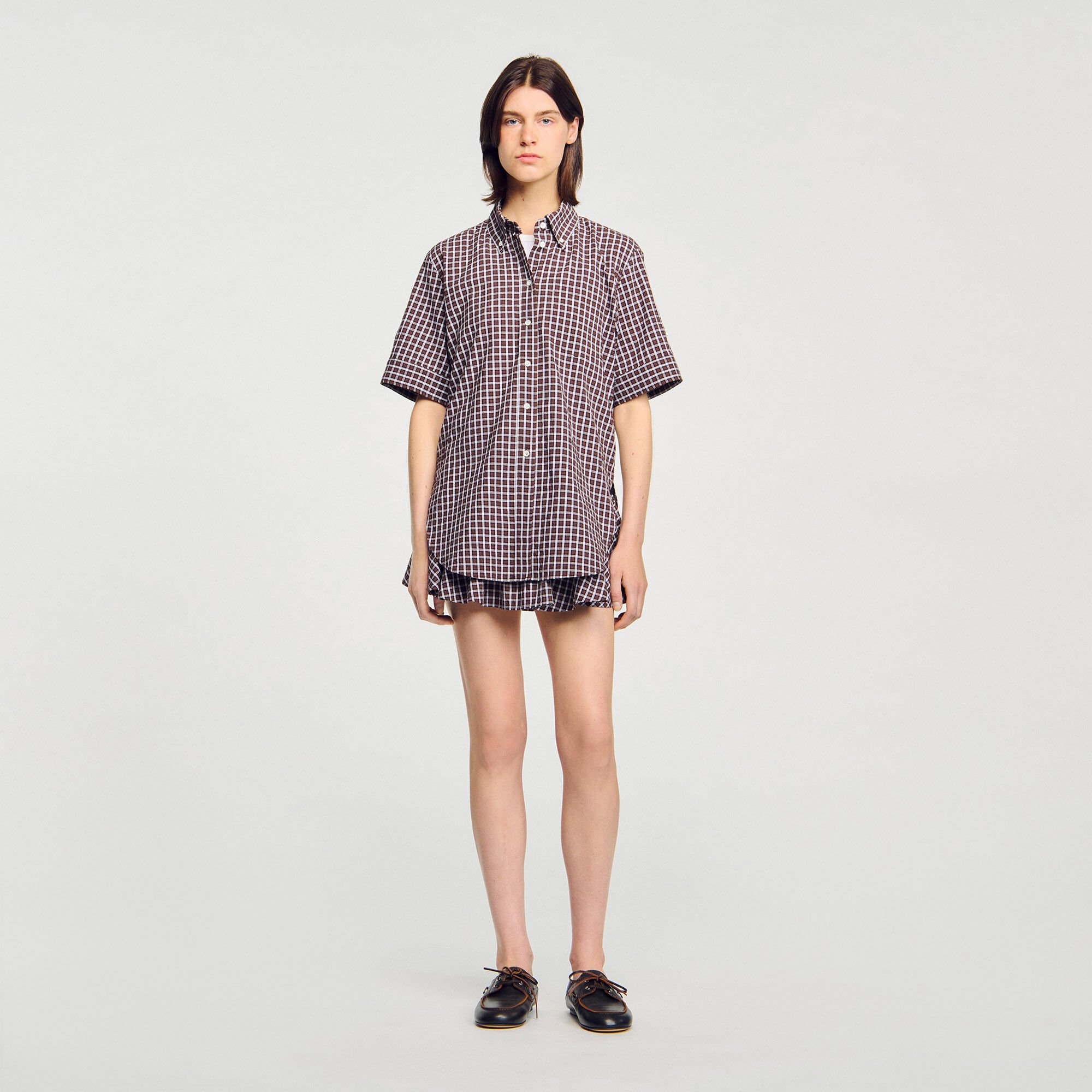 Kariertes Oversize-Hemd