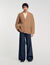 Oversize-Cardigan mit Rippenmuster