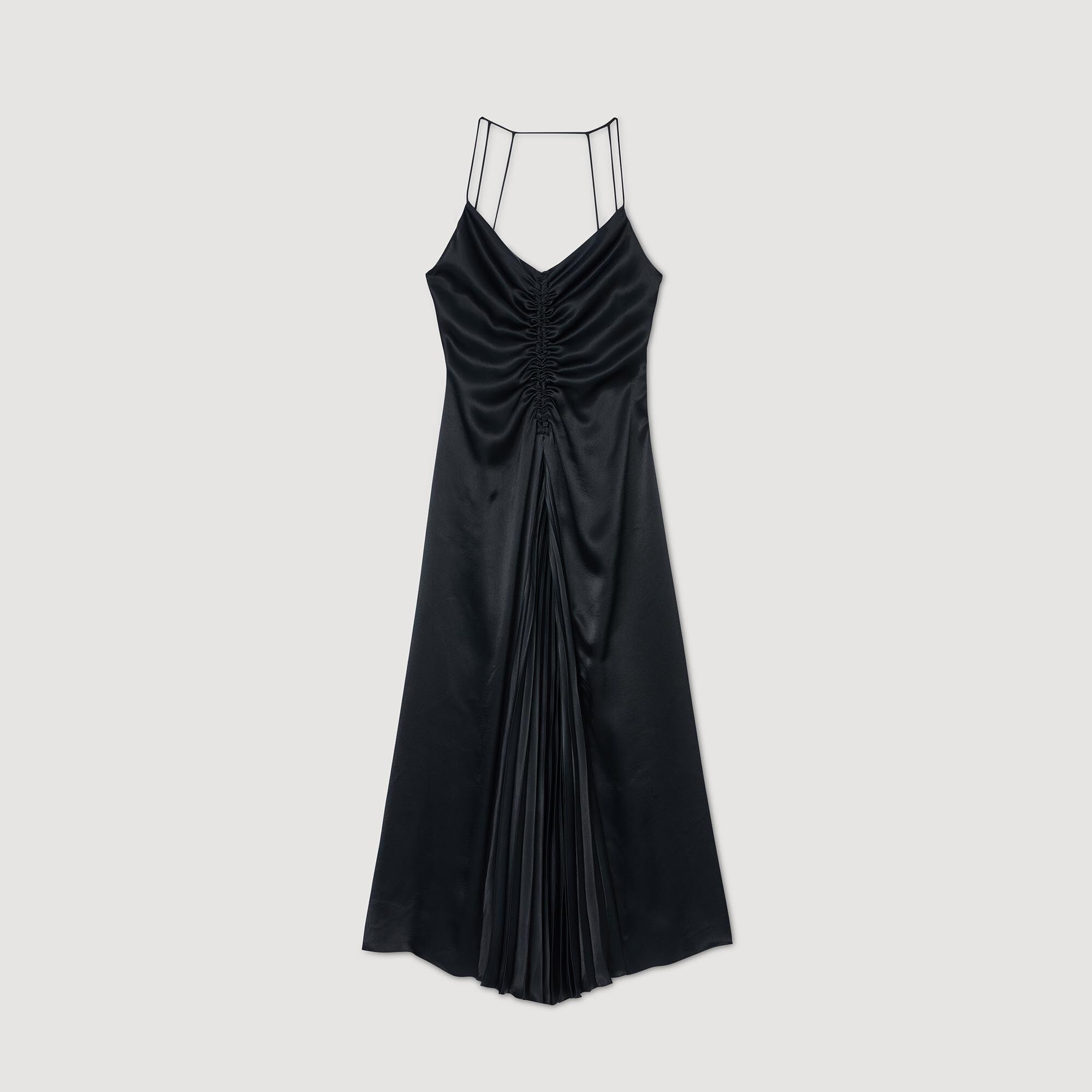 Langes Satinkleid - Damen | Sandro