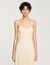 Langes Plisseekleid