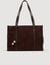 Shopper-Tasche aus Veloursleder