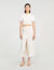 Kurzer Cardigan Pointelle-Strick