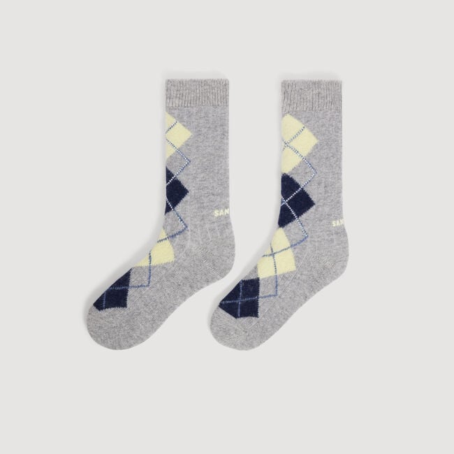Argyle-Socken mit Strassbesatz - Damen | Sandro