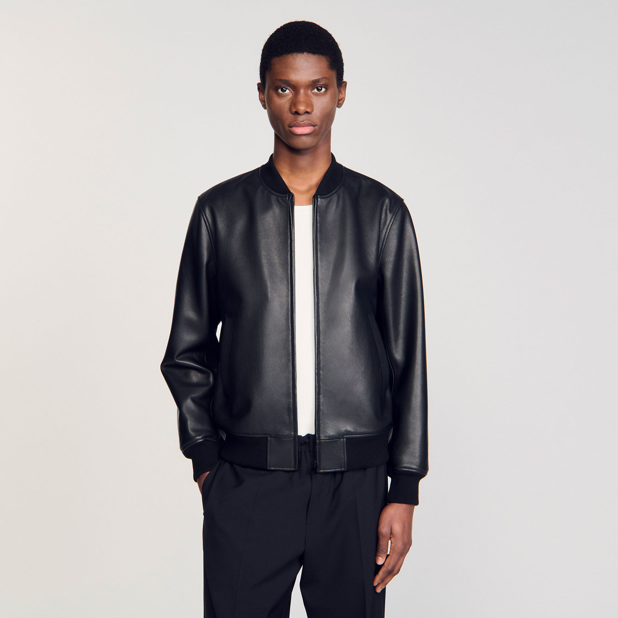 Blouson aus Leder