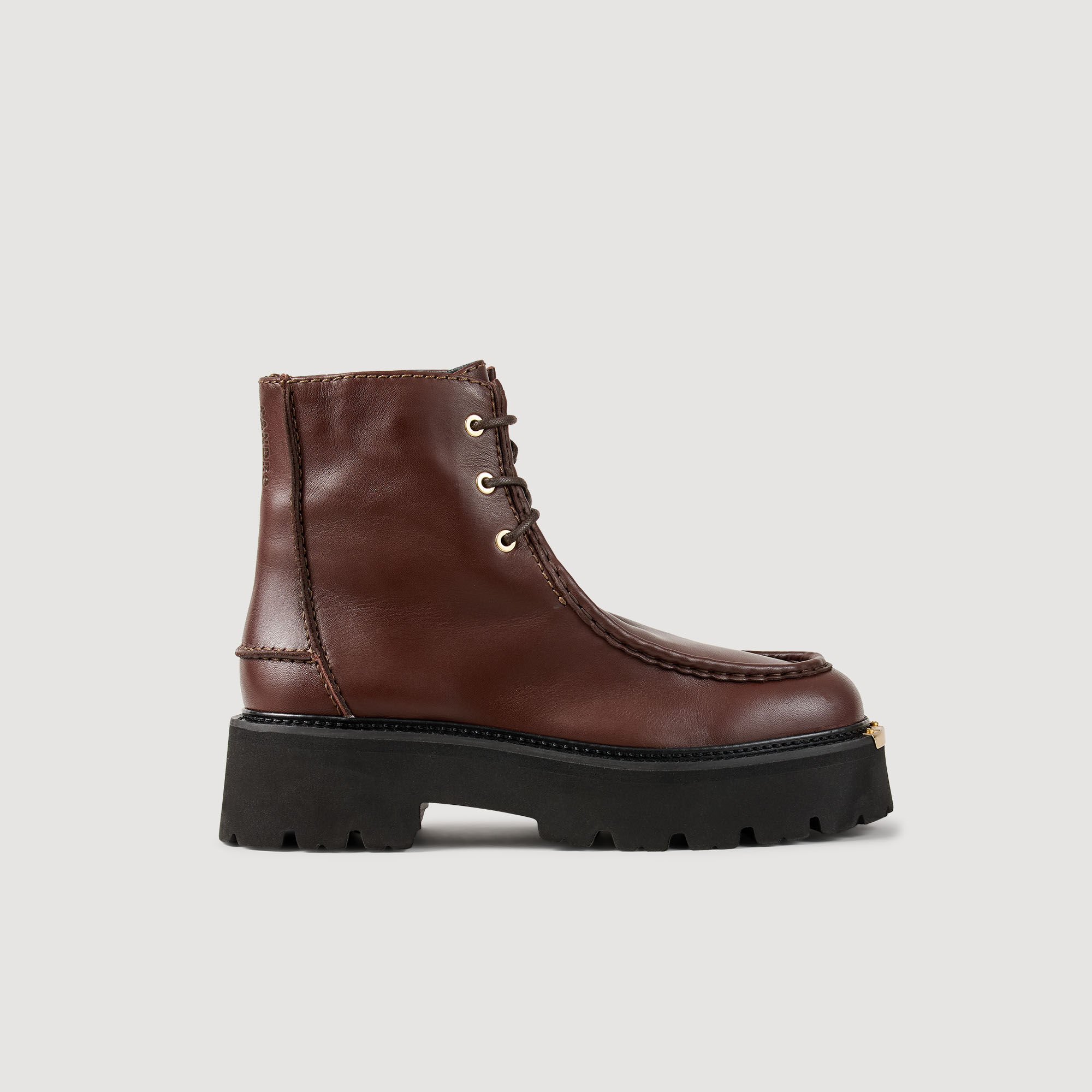 Sandro leather ankle boot top