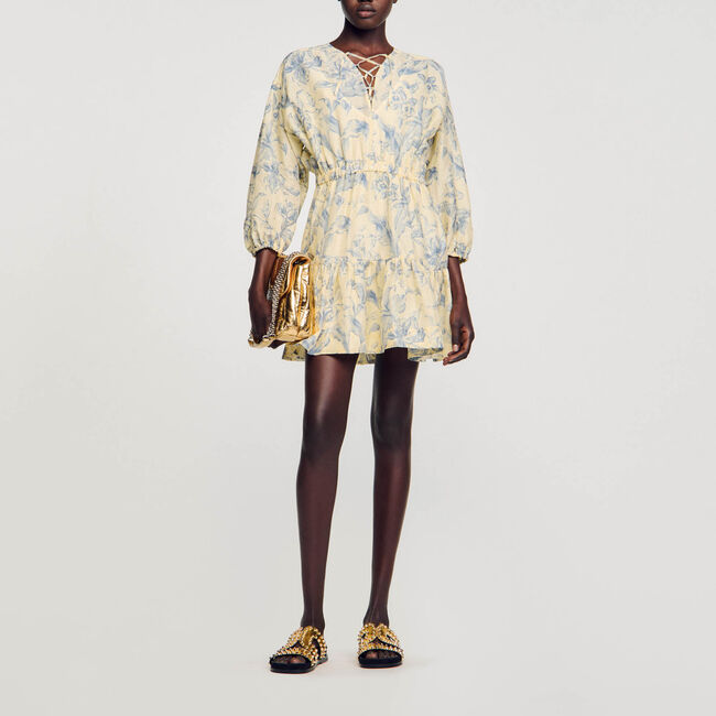 Kleid mit floralem Print