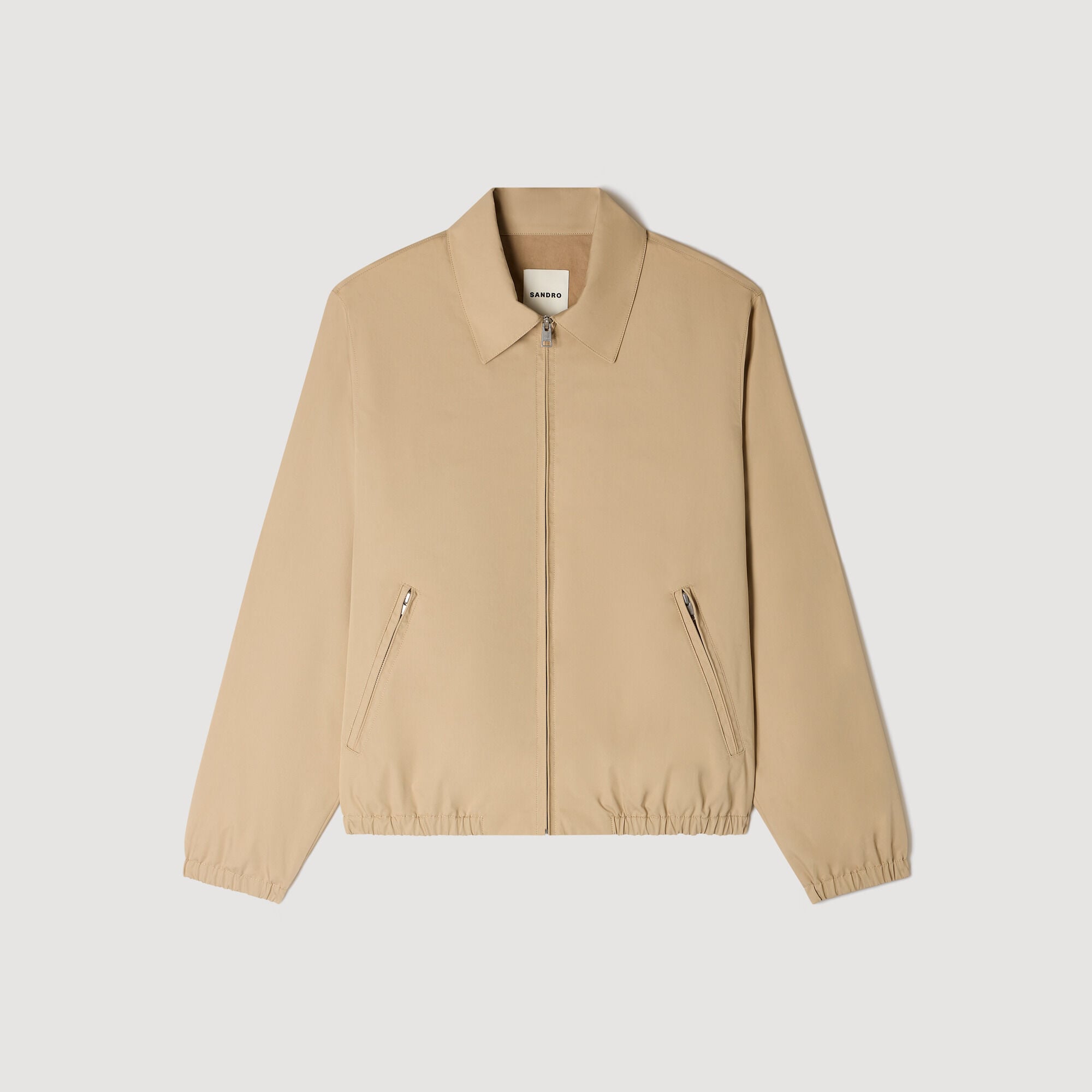 Baumwolljacke mit Rei&szlig;verschluss