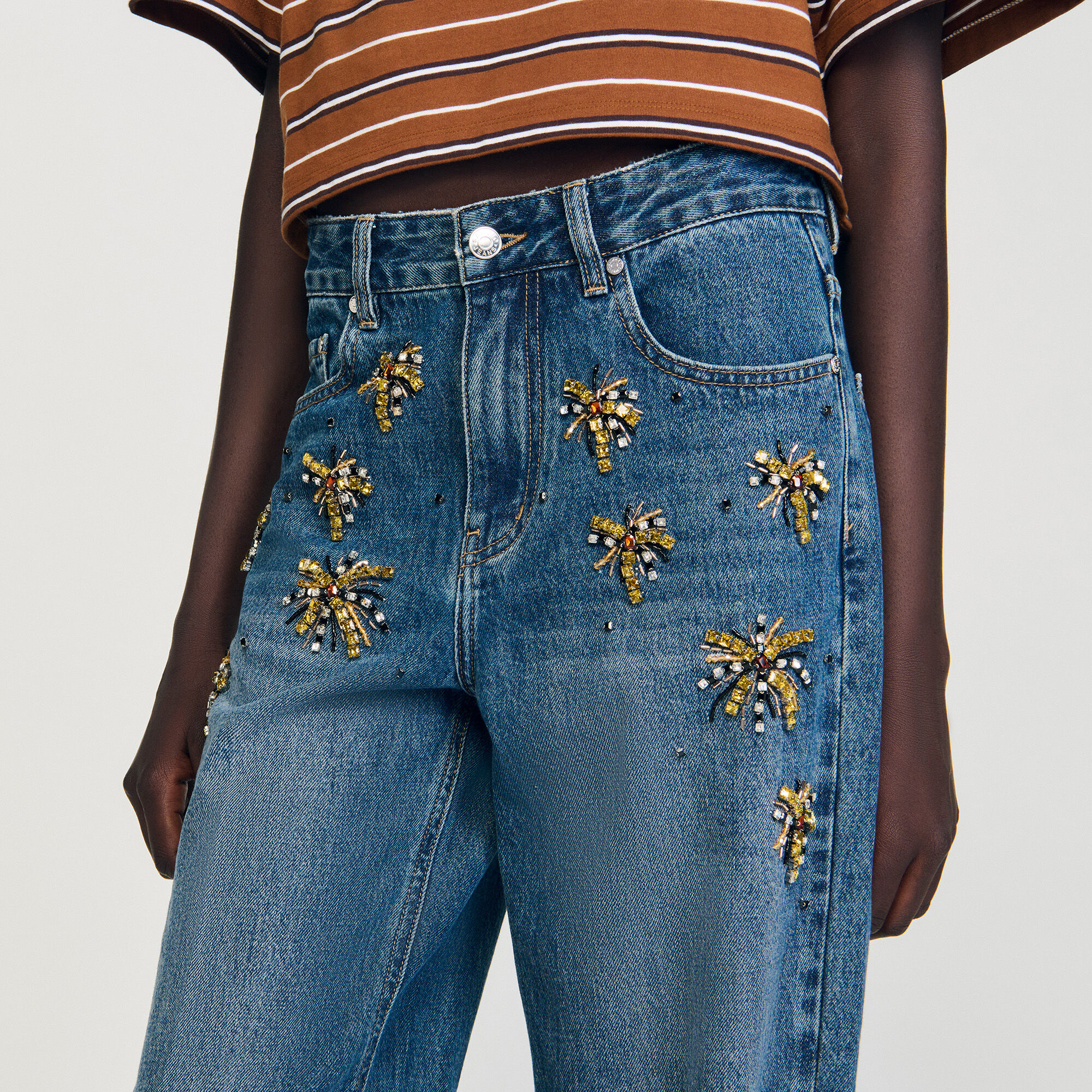 Jeans mit Strass