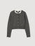 Cardigan mit abnehmbarem Kragen