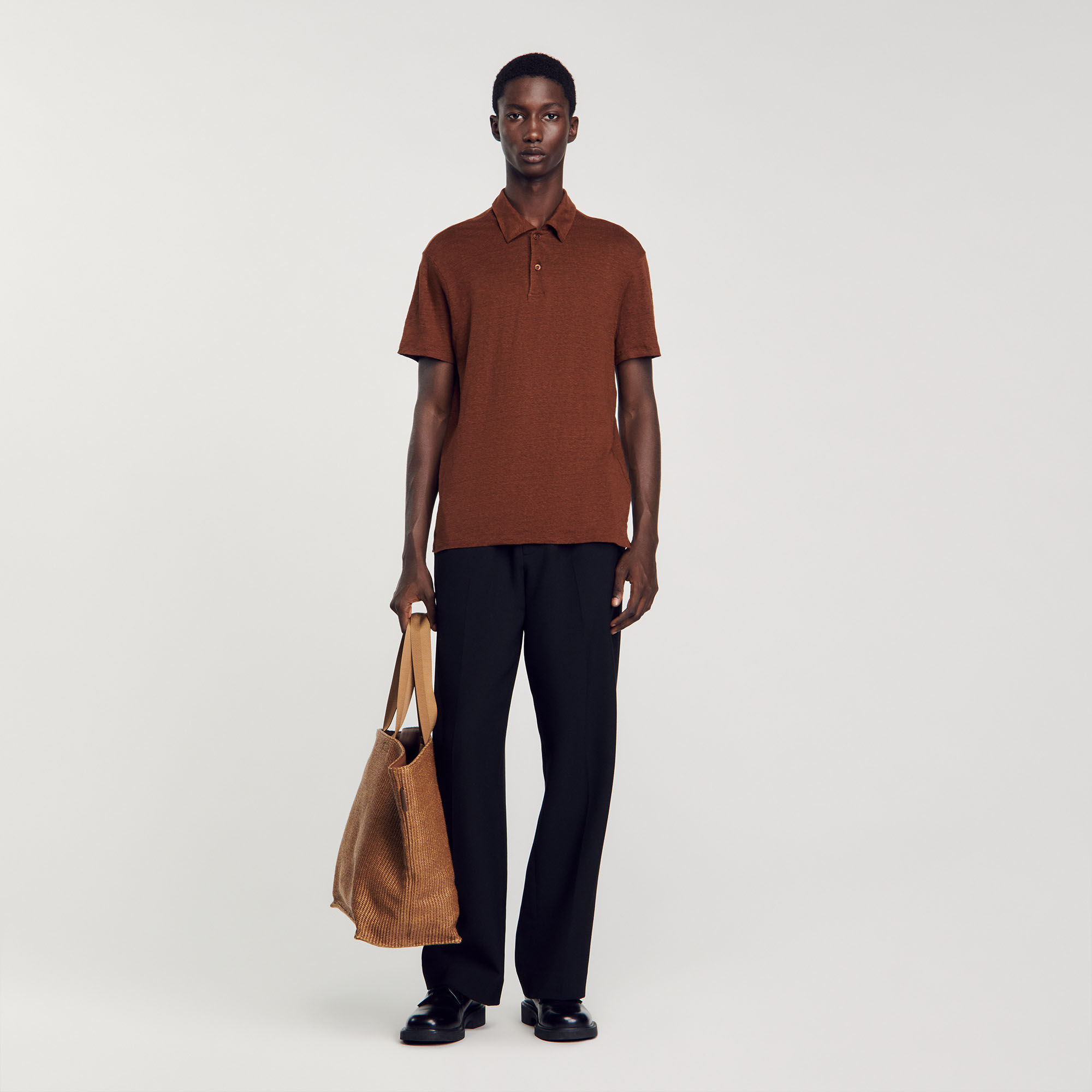Sandro polo shirt outlet