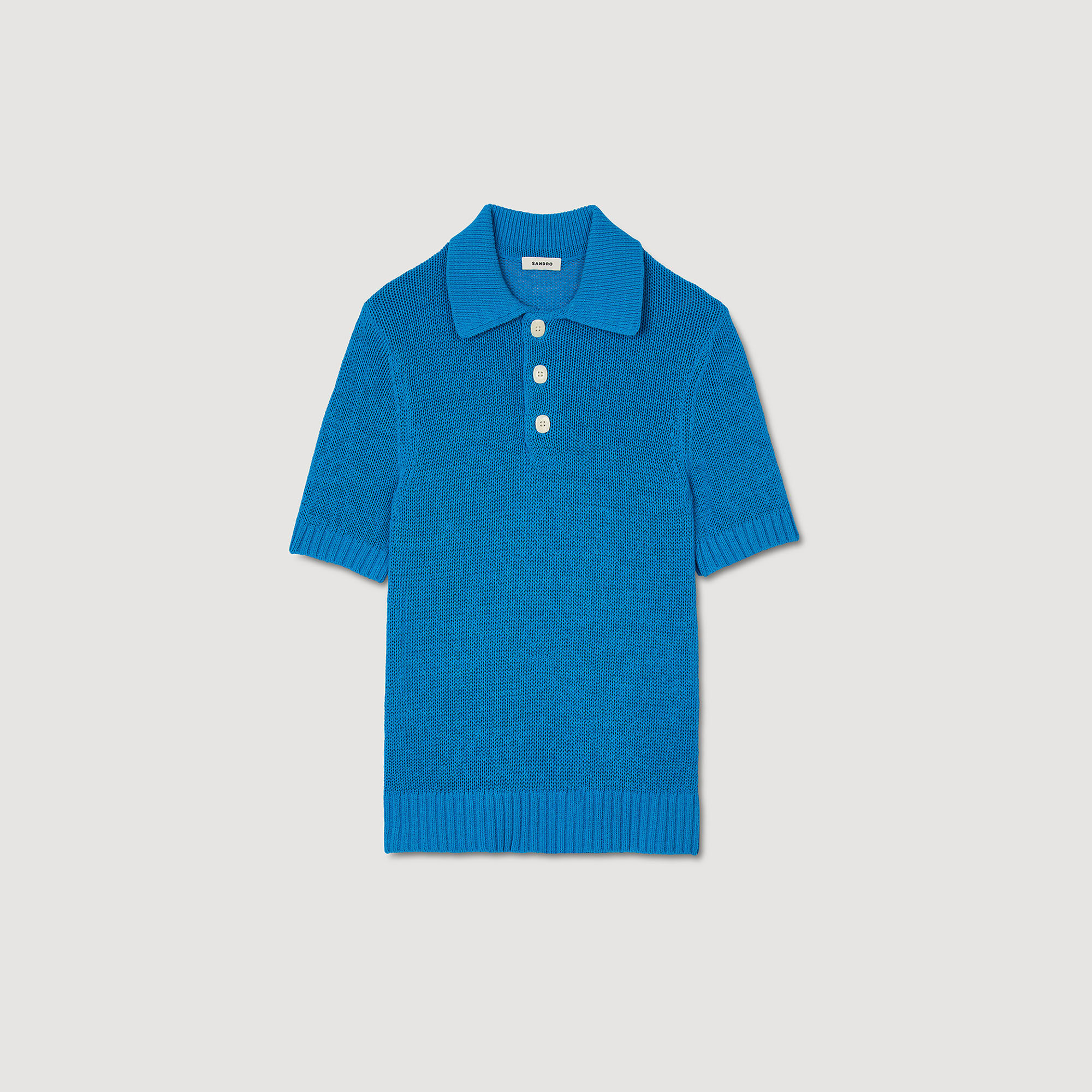 Poloshirt aus Strick