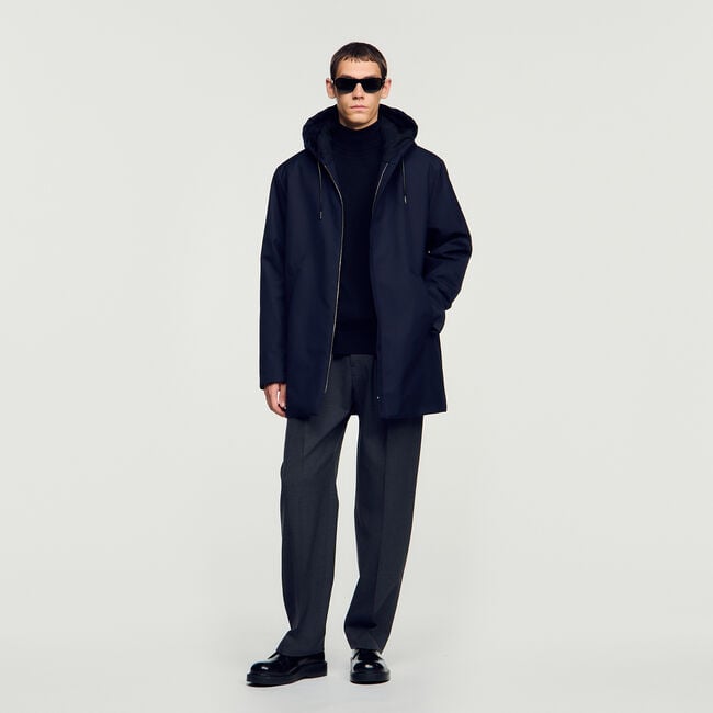 Wattierter Parka mit Kapuze - Herren | Sandro