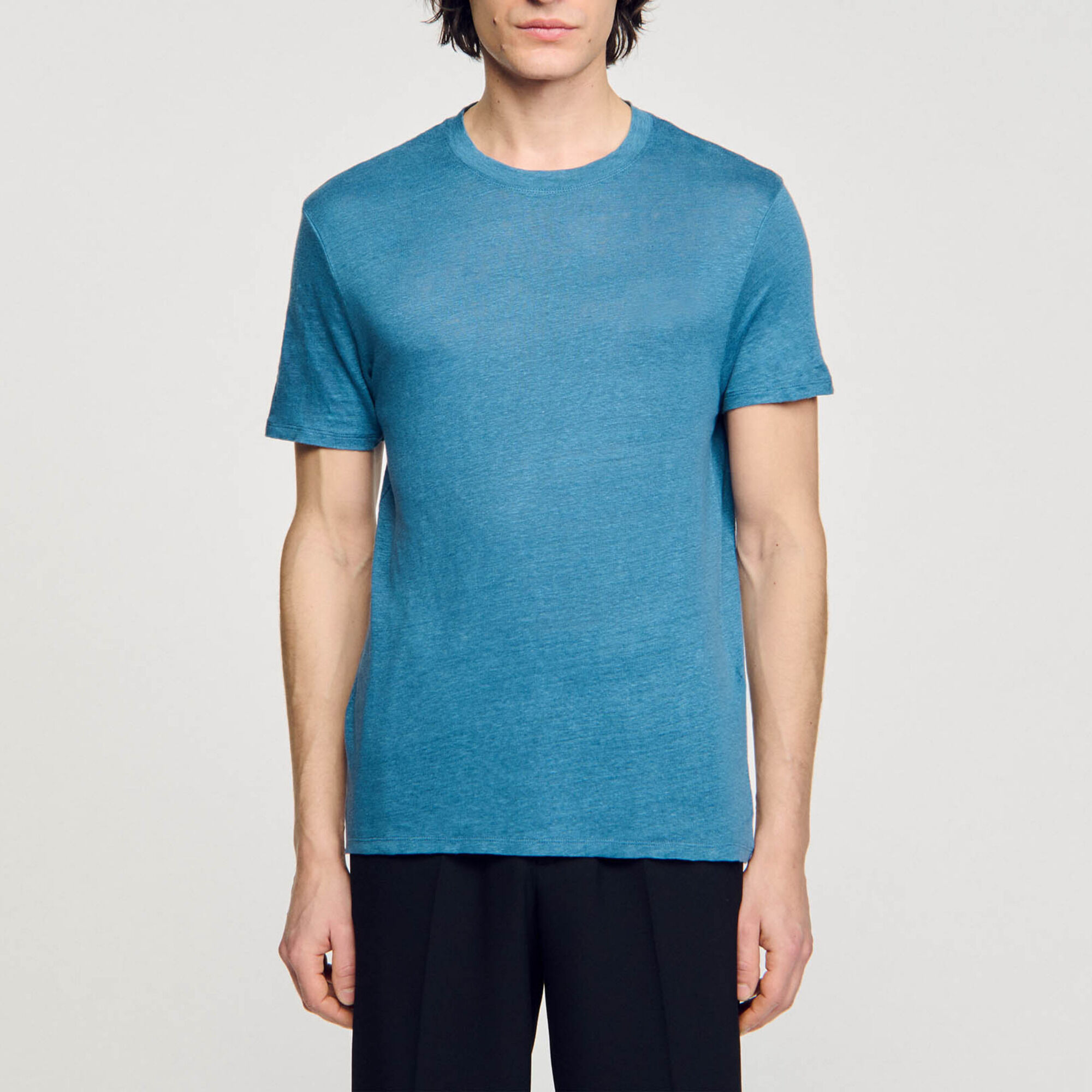 T-Shirt aus zertifiziertem Leinen