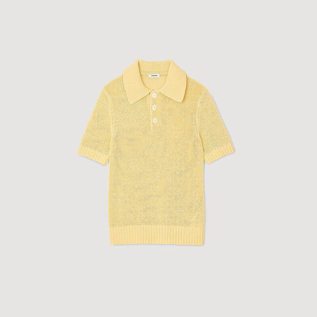 Poloshirt aus Strick