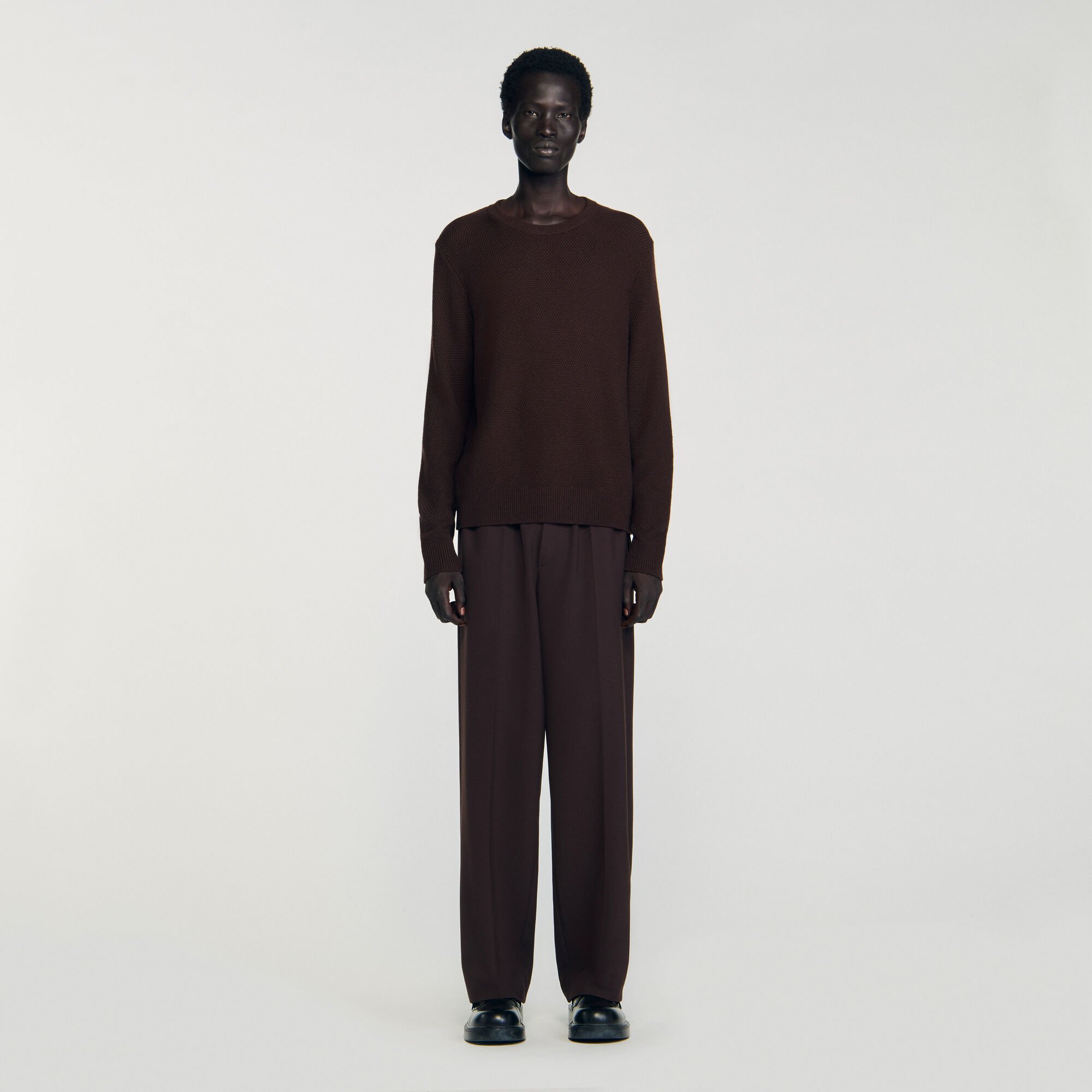Pullover aus texturiertem Strick