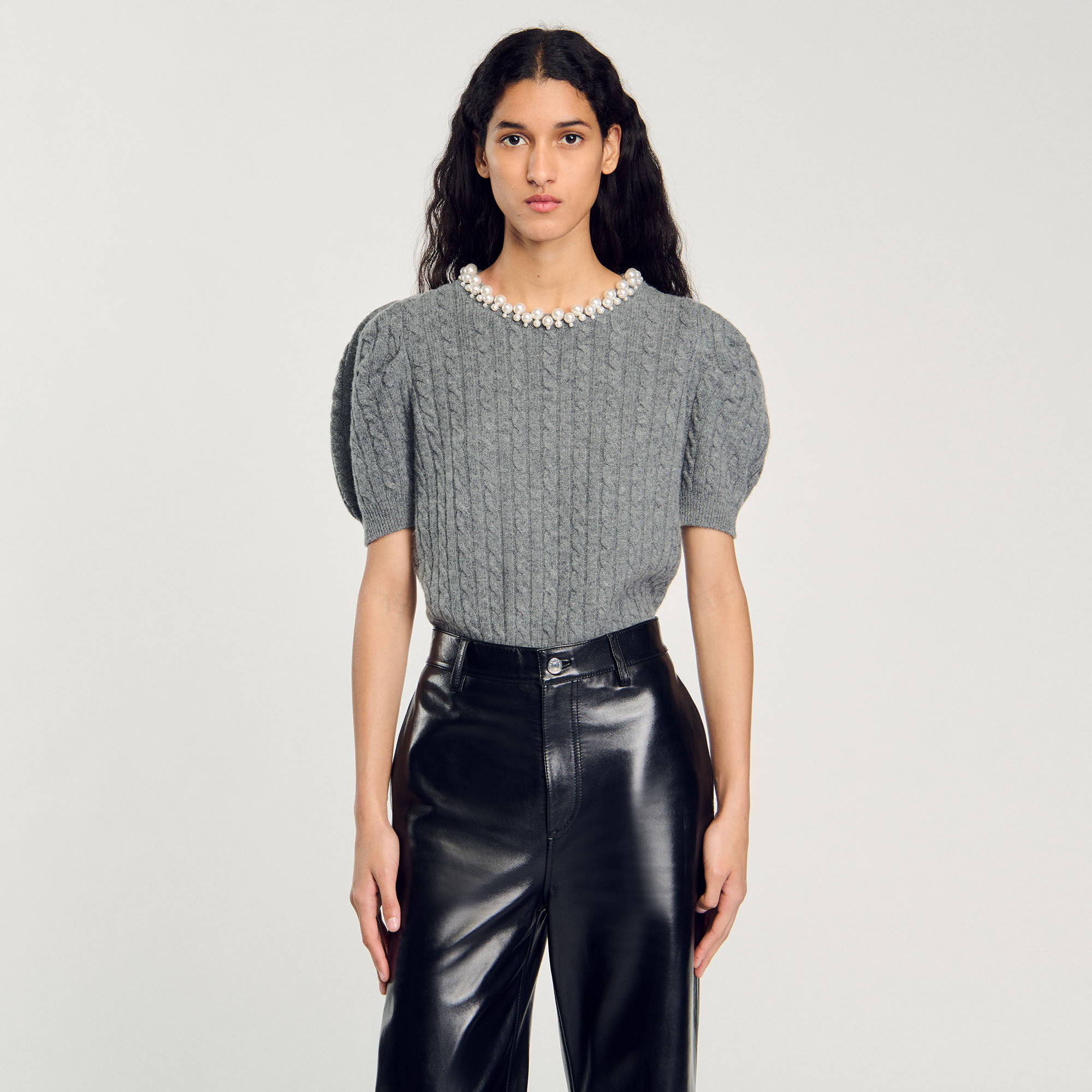 Pullover aus Kabelstrick