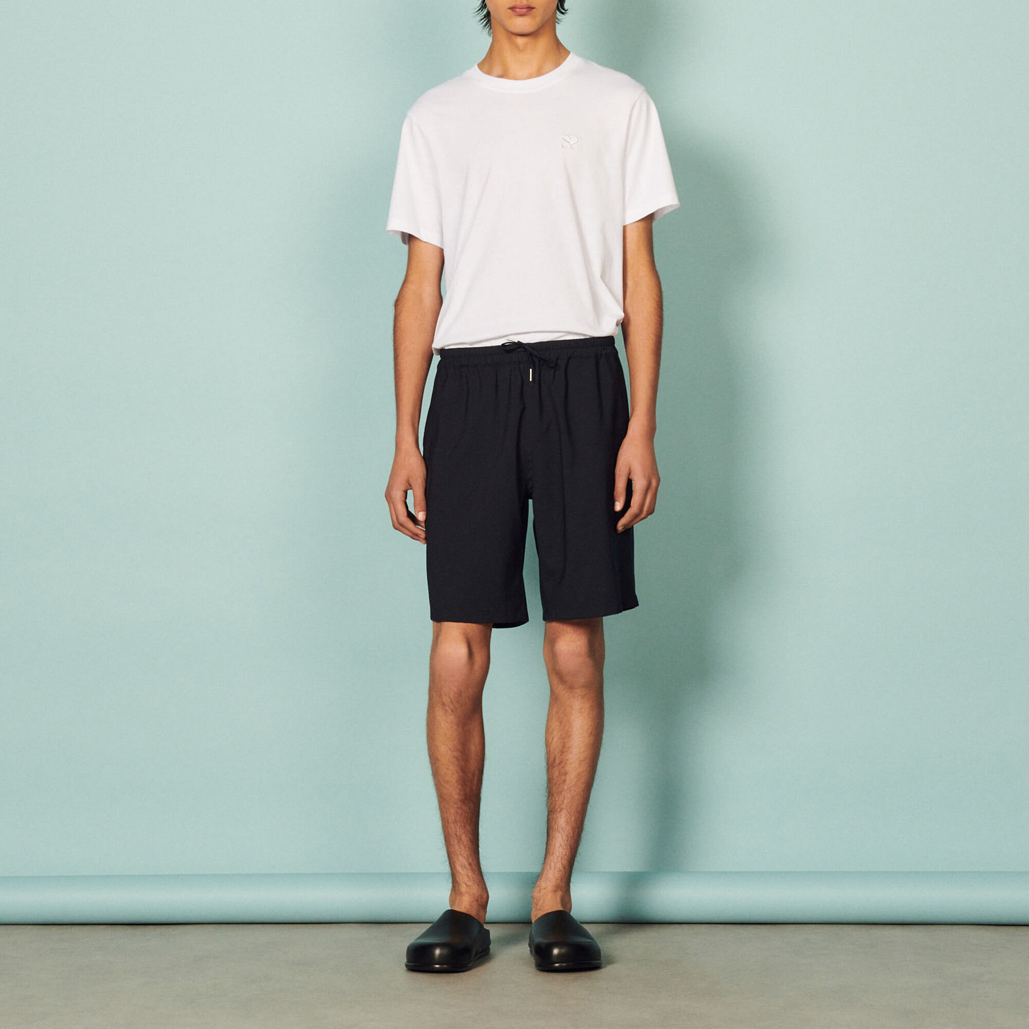 Shorts mit elastischer Taille