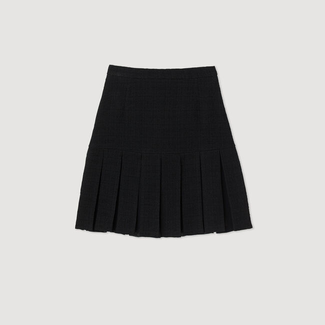 Tweedrock mit Falten