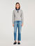 Pullover mit Kragen aus Jeansstoff