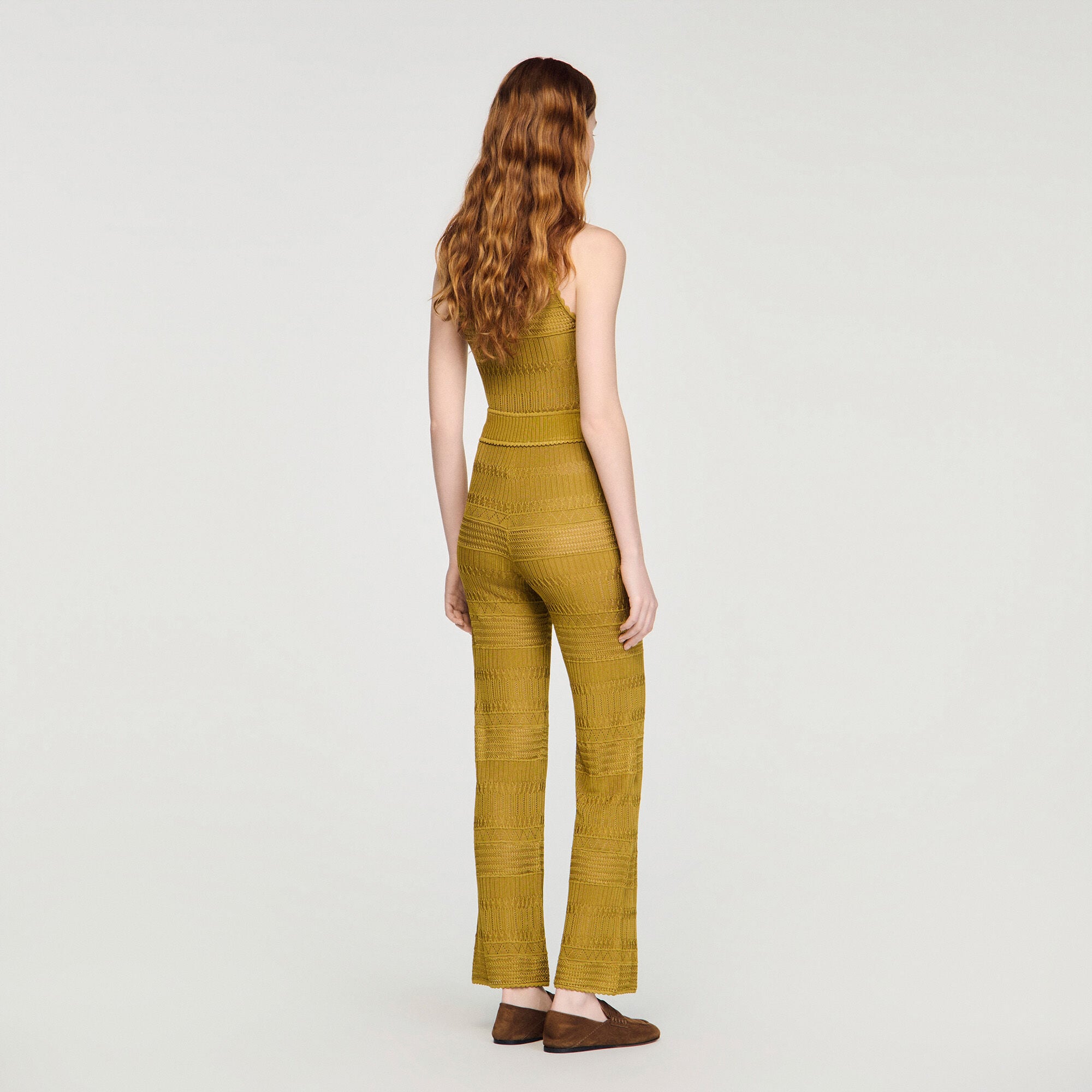 Hose aus Pointelle-Strick