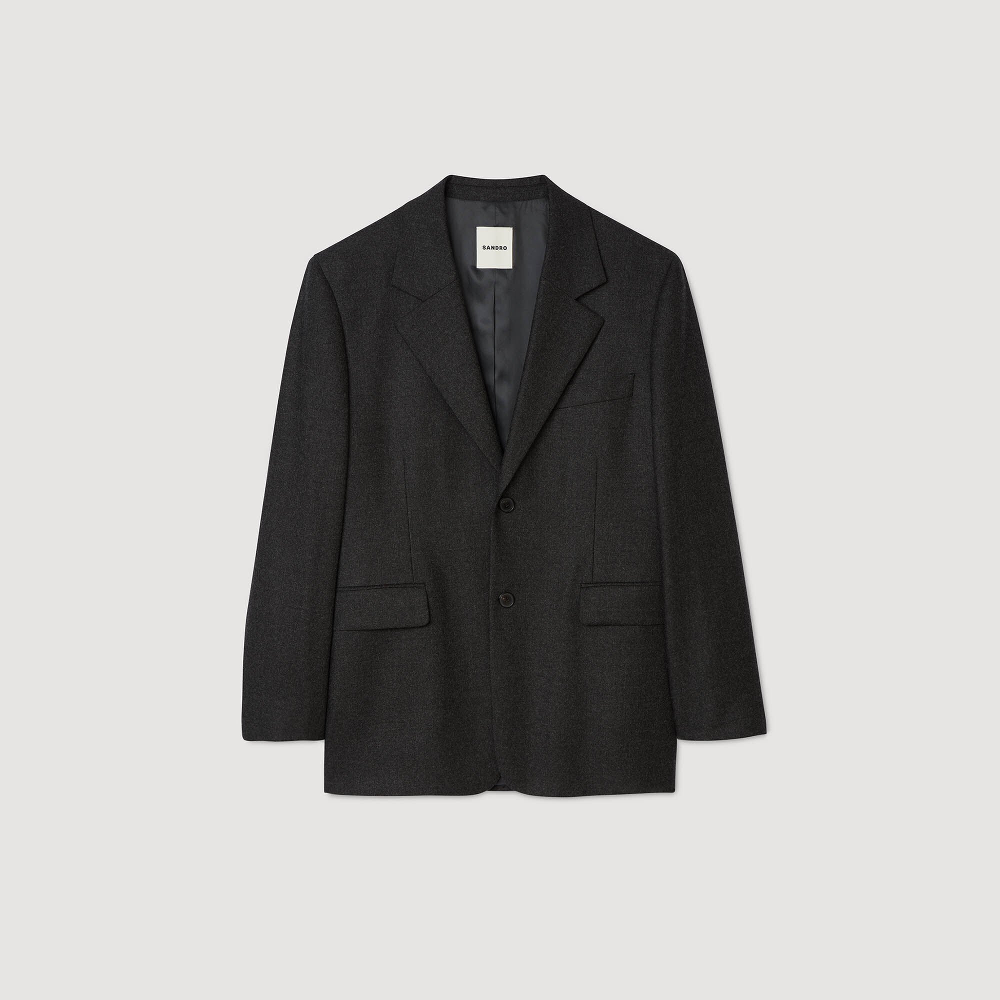 Anzugjacke aus Wolle