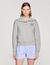 Vareuse-Sweatshirt mit Stickerei