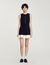 Kurzes Kleid aus zweifarbigem Tweed