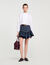 Kurze Hemdbluse mit Knotendetails