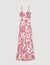 Langes Kleid mit Blumenprint