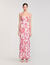 Langes Kleid mit Blumenprint