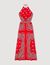 Langes Kleid mit Bandana-Muster