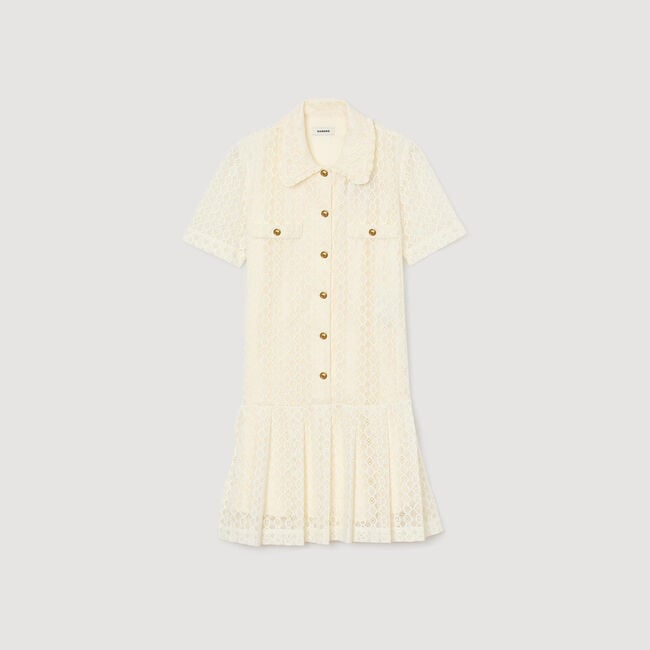 Kurzes Spitzenkleid