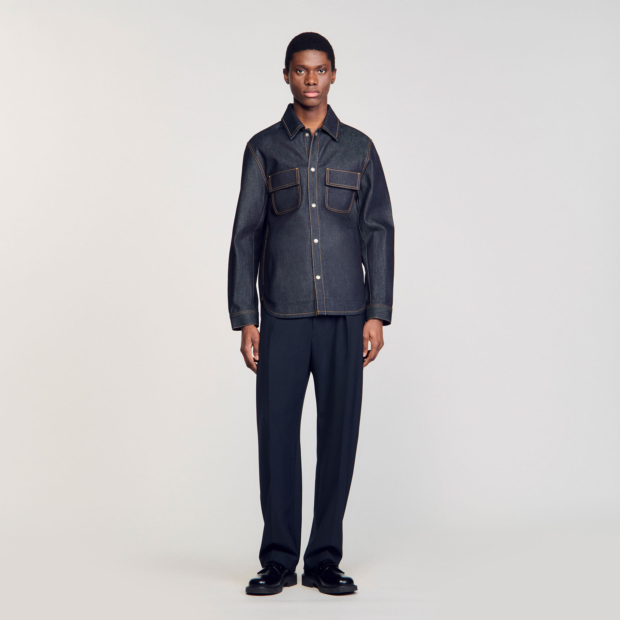 Überhemd aus Jeansstoff