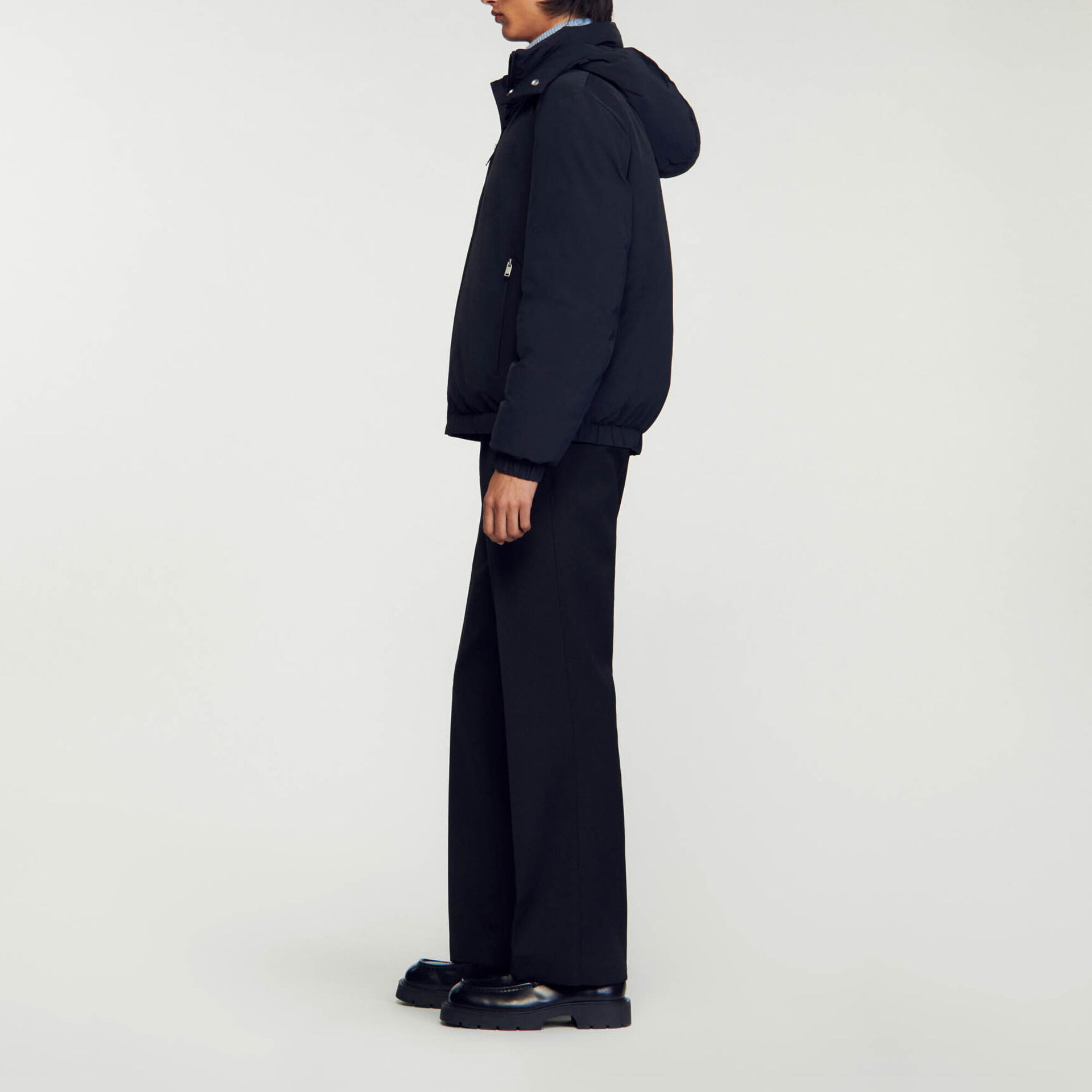 Daunenjacke mit Kapuze