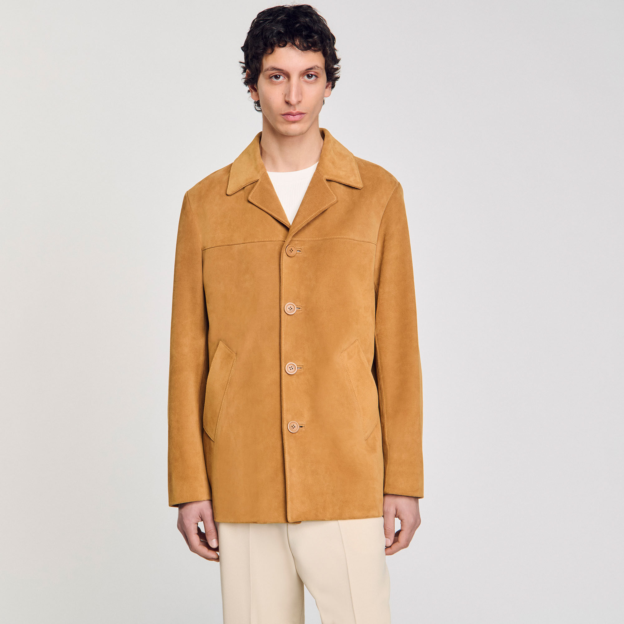 Jacke aus Spaltleder