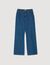 Weite Jeans mit Strassbesatz